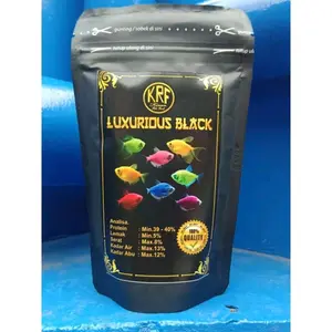 PAKAN PELET IKAN HIAS PREMIUM LUXURIOUS BLACK SPECIAL PELET IKAN HIAS KECIL