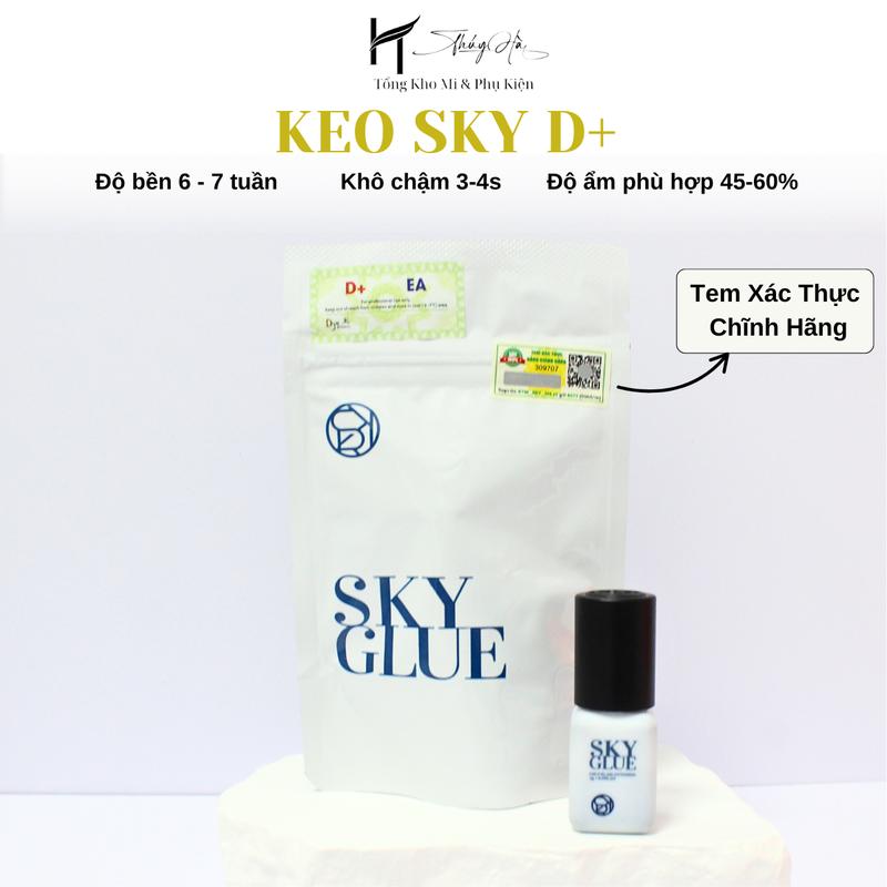 Keo Nối Mi Sky D+, S+, Sky TS, Keo Nối Mi Chính Hãng, Tạo Fan - Tập Nối - Mi Volume, Classic SK Glue 5g - Dụng Cụ Nối Mi - Thúy Hà