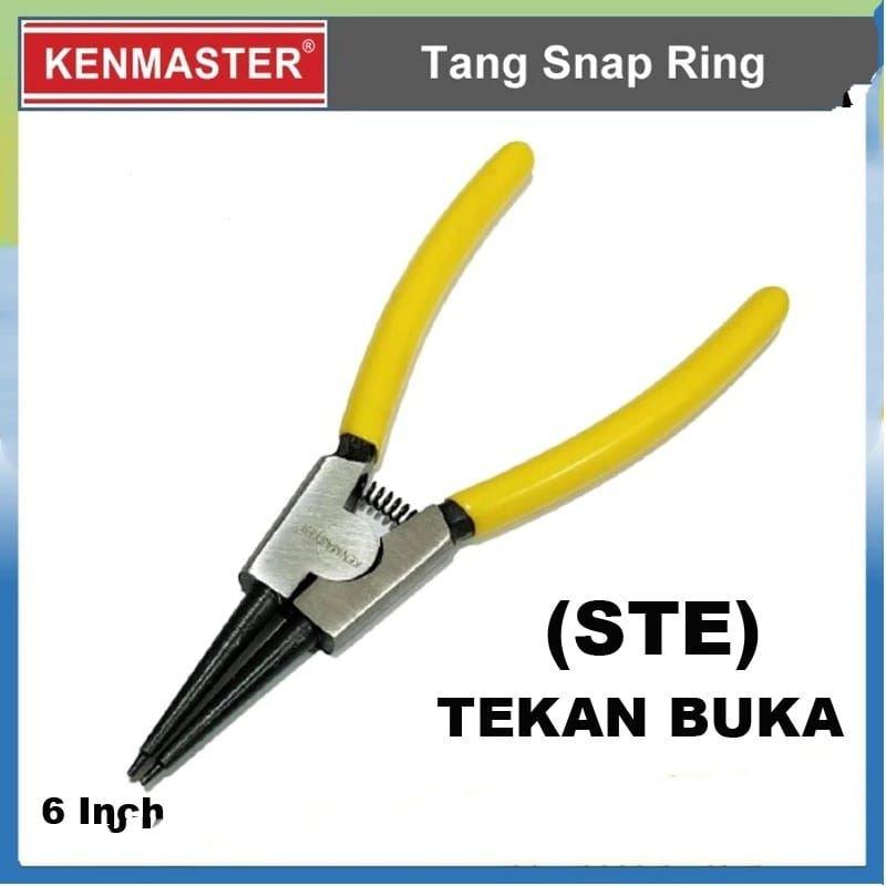 Tang Snap Ring 6 inch Original Kenmaster Tang Circlip Lurus Tekan Buka (STE) 1