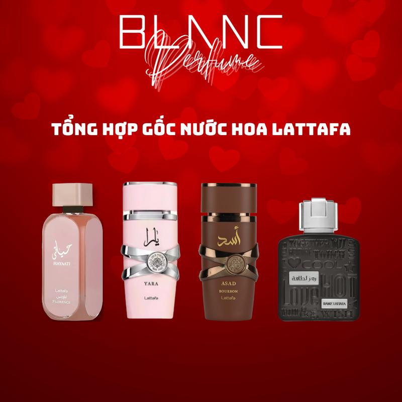Tổng Hợp Gốc Nước Hoa Lattafa Yara EDP Hayaati Florence EDP Asad Bourbon EDP Ramz Silver EDP Perfume Cosmetic Xịt Thơm Nam Nữ
