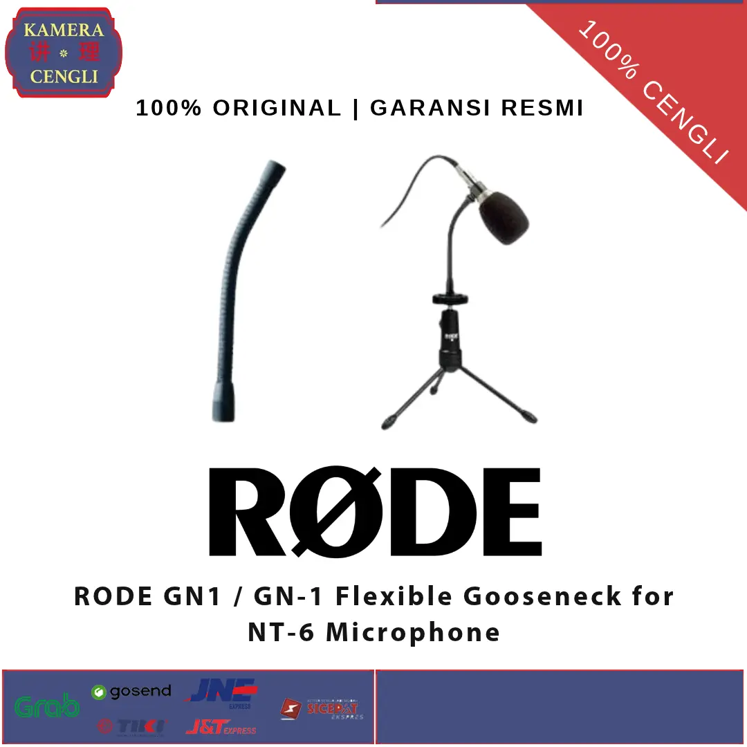 RODE GN1 / GN-1 Flexible Gooseneck for NT-6 Microphone GARANSI RESMI
