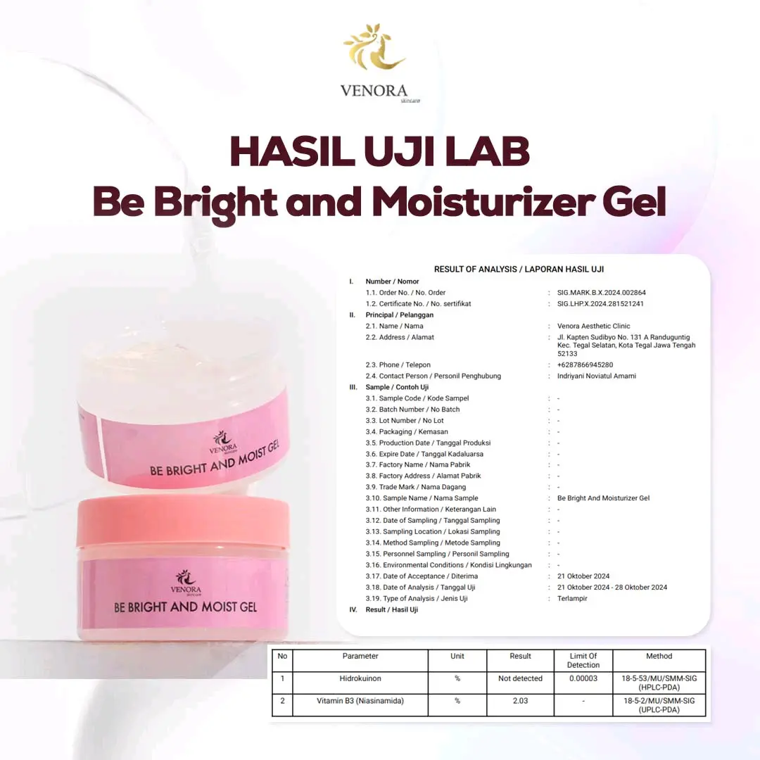 VENORA BE BRIGHT AND MOIST GEL