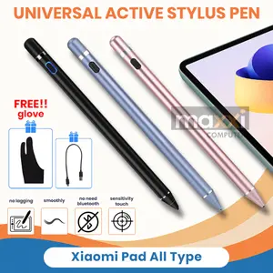 ( 4 PILIHAN WARNA ) Stylus Pen untuk Xiaomi Redmi Pad 2 / Pro 12.1 / SE 11 8.7 10.6 10.61 Inch Pencil Pensil S SPen Stilus Touch Screen Layar Drawing Tab Tablet OPT