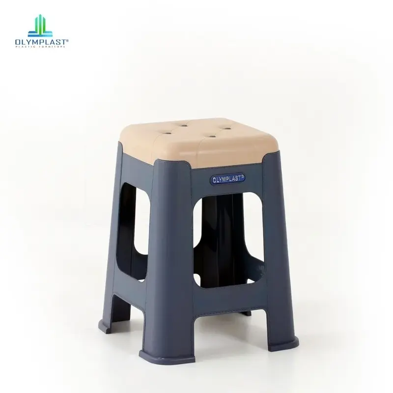 [READY STOCK] OLYMPLAST KNITTING STOOL / KURSI BASO / BAKSO / TUMPUK / CAFE / SERBAGUNA / MINIMALIS Plastik Bangku 5