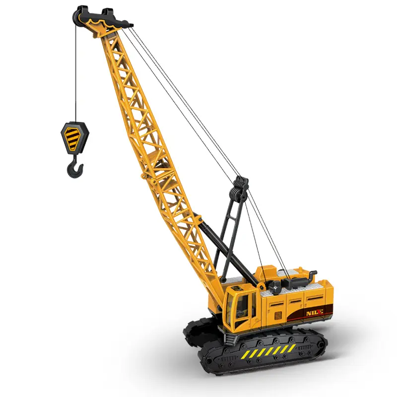 EXCAVATOR - CRANE MINIATUR MODEL 1:55  MAINAN ANAK ANAK KONSTRUKSI KENDARAAN KONSTRUKSI