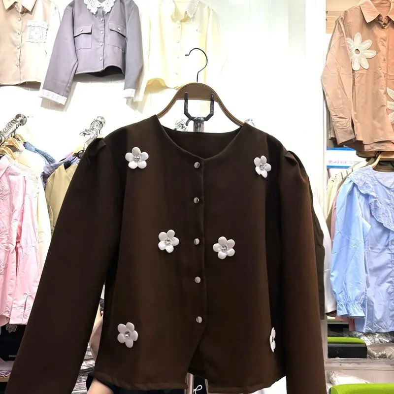 Atasan bangkok import Ready | Blouse Oliveils Import BKK Motif Bunga2 untuk Wanita - blouse wanita hijab