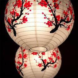 LIFKICH 6 Chinese Papieren Lantaarns – Rond, Hangend, 30 Cm, Inklapbaar, Geschikt Voor LED-licht, Voor Feesten En Decoratie