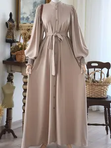 GAMIS KANCING WANITA SYIFA Crepe Muslim Syari Dress Maxi