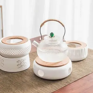 Ready Tatakan Pemanas Teko Teh Kopi Teapot Warmer Ceramic Desain Minimalis & Elegan