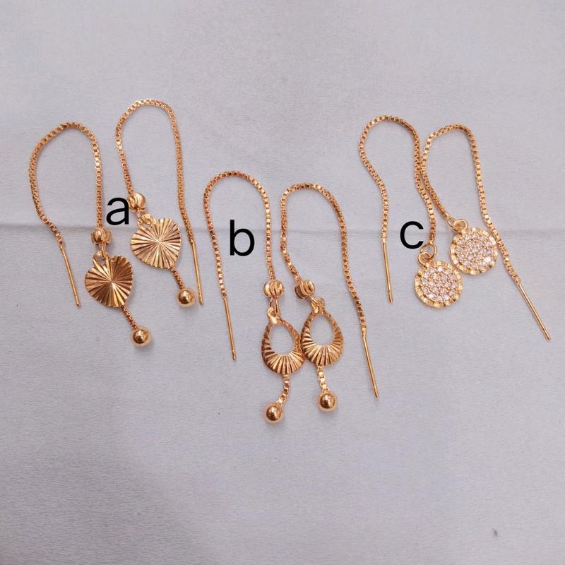 Anting Tusuk Jarum Earrings jepit 0
