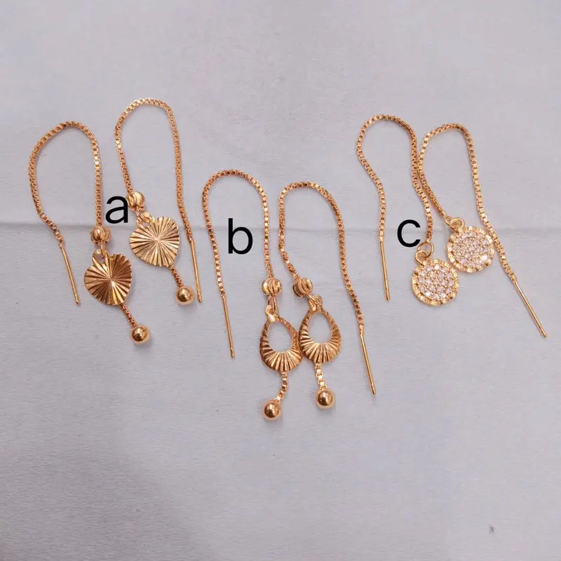 Anting Tusuk Jarum Earrings jepit 0