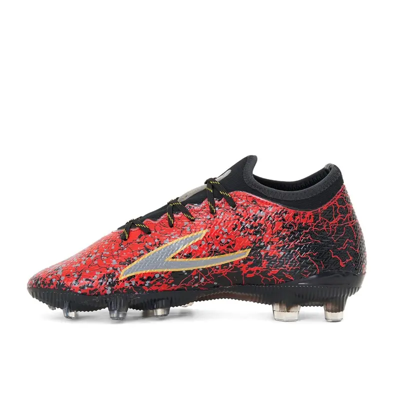 Sepatu Bola Original Zevma Vato Elite .1 Black Red Gold IC 2