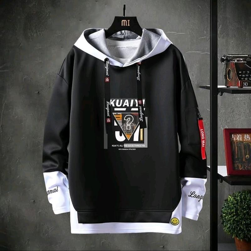 Terlaris Sweater Hoodie Korea Mod l Baru  Pria Wanita Bahan Lembut Tebal Keren Panjang Tangan Distro Unisex Fleece Sports Loose-fitting vneck short sleeve willow green t-shirt 6