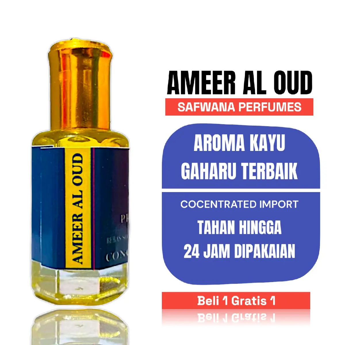 Ameer Al Oud Premium 12ml Safwana parfum