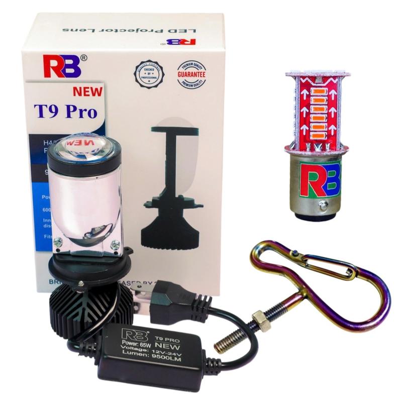 GIÁ SỐC MUA NGAY RBHL2040 ĐÈN PHA LED BI CẦU MINI T9 PRO NEW_CẮT SÁNG CHỐNG CHÓI_CHÂN H4_LẮP Ô TÔ& XE MÁY HIỆU ỨNG TIẾT KIỆM ĐIỆN BẢO HÀNH 06 THÁNG CHÍNH HÃNG#LEDT9#T9#DOCHOIXEMAY#LEDBICAU#RB