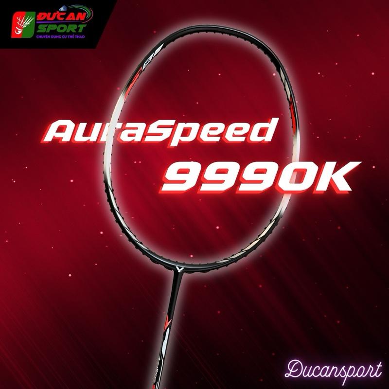 CỰC HOT Vợt cầu lông Victor Auraspeed 9990K chính hãng + tặng cước + cuốn cán + túi đựng vợt | Đức An Sport