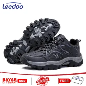 Leedoo Sepatu Hiking Pria Sepatu Olahraga Outdoor Sepatu Gunung Adventure Anti Slip MH208