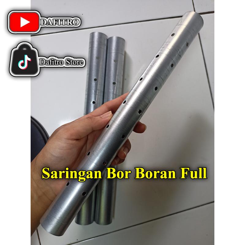 Saringan Bor Boran 3x4 4x4 SarBor Full Saringan Engker Knalpot Vario Beat Scoopy Mio Nmax Pcx Aerox Tsukigi TZM CMS Inlet 28 dan 38 Motorcycle Besi 8