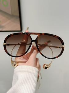 Gafas de mujer con montura completa de metal, protección UV400, estilo casual, para todas las estaciones, diseño único, disponibles en varios colores