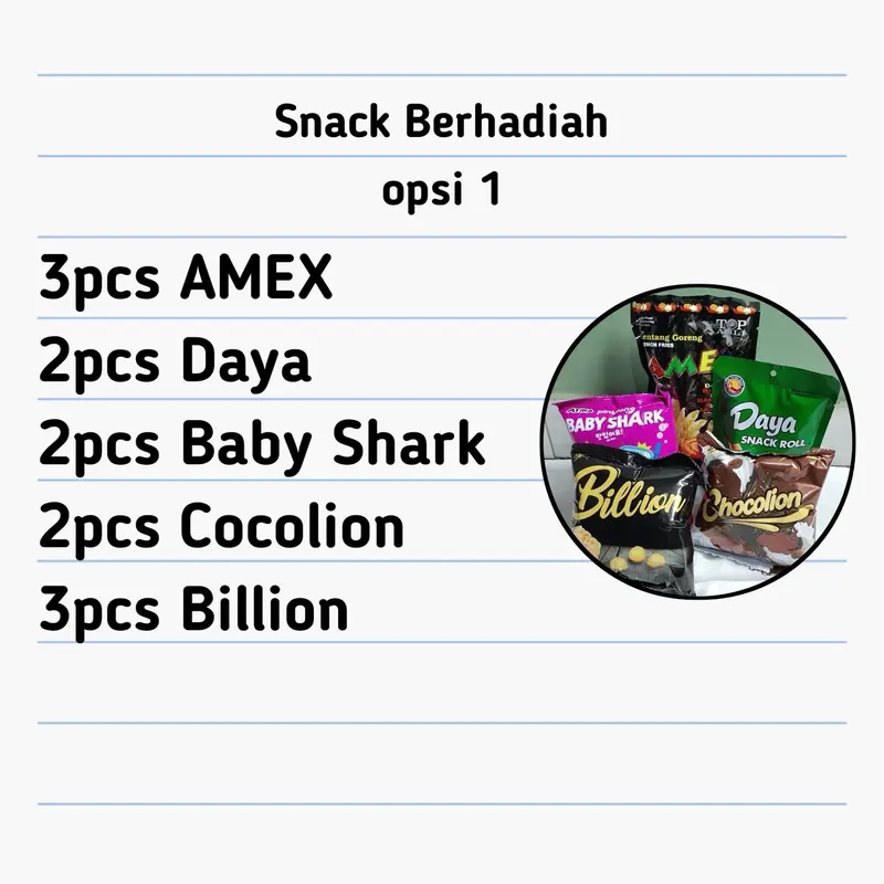 Paket Campur Snack Viral Berhadiah untuk Hadiah Spesial - Food, Gift 1
