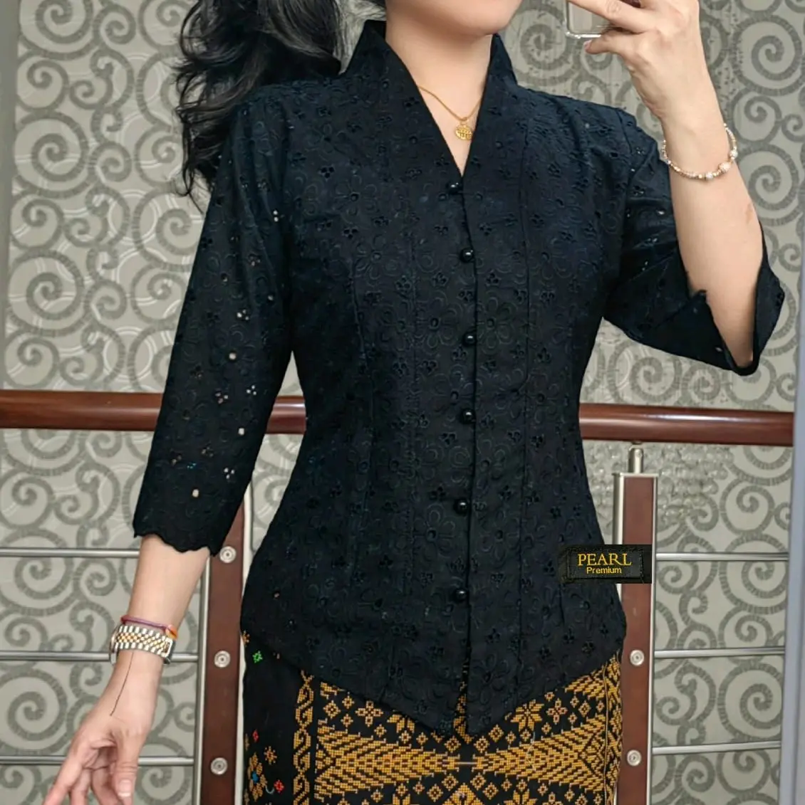 Atasan Katun Bolong Kartini Original Pearl