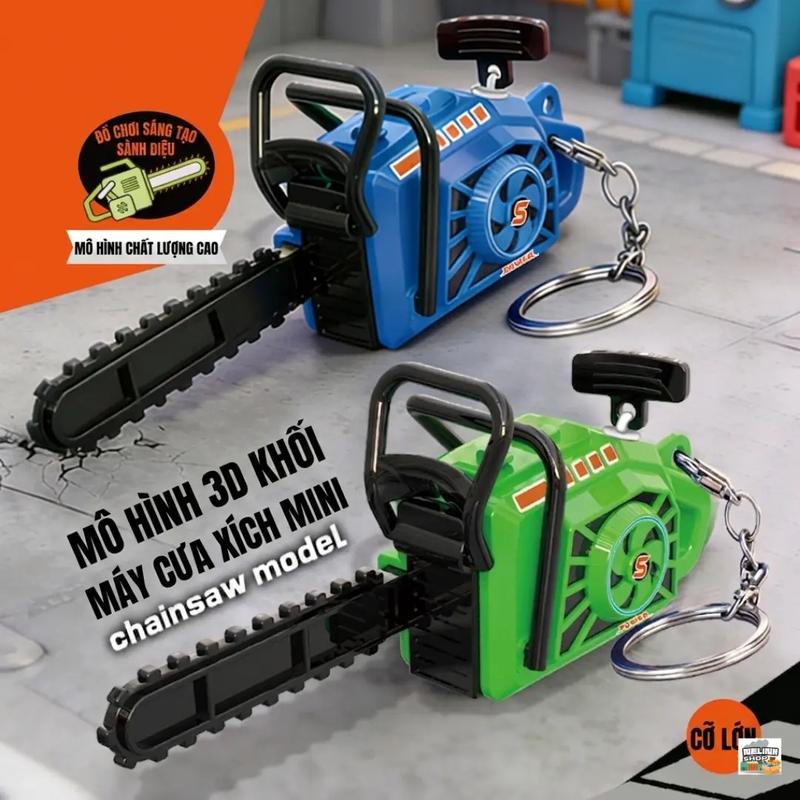 Móc Khóa Máy Cưa Mini Đồ Chơi - Bản Cỡ Lớn Có Dây Giật Độc Lạ Đồ Chơi Vui Nhộn…