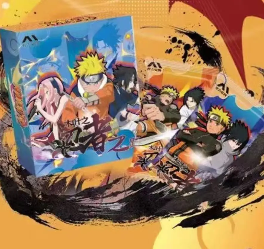 Moji Naruto Cards Collection (12 packs per box, for CCG collecting)
