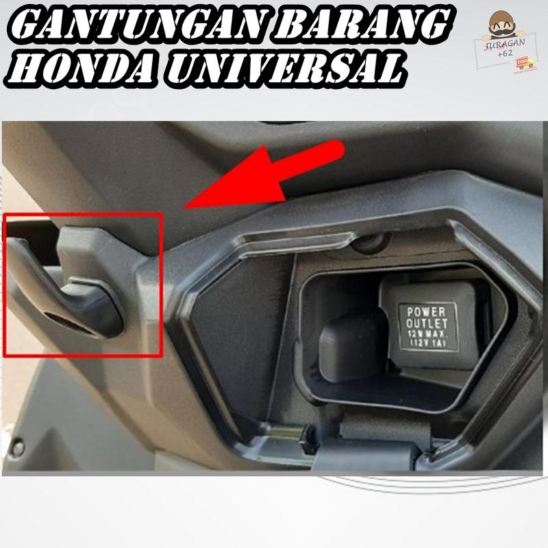 Product Introduction of GANTUNGAN BARANG HONDA  HOOK LUGGAGE CANTELAN CANTOLAN PCX BEAT VARIO ADV SCOOPY UNIVERSAL Motorcycle 6