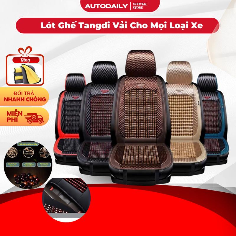  Lót Ghế Tangdi Vải Lót Ghế Ô Tô Cao Cấp Lót Lưới Nâng Lưng Hạt Gỗ Massage Chống Nóng Giúp Thoải Mái Trong Quá Trình Di Chuyển Nội Thất bộ tựa 