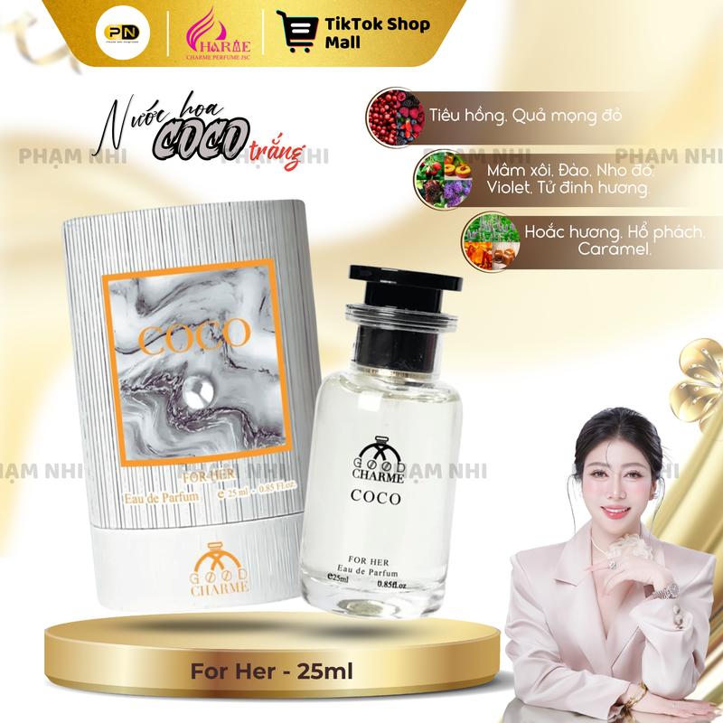 GOOD CHARME Nước Hoa COCO TRẮNG 25ml dành cho nữ Perfume Cosmetic