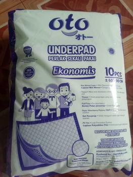 Product Review of OTO UNDERPAD Perlak Sekali Pakai Menyerap Urine Cairan uk 60 x 90 cm , isi 10 pcs from A**9 1