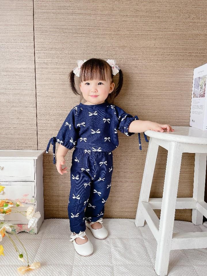 Product Introduction of Lovitta oneset knit 6bln - 8th modis dan lucu dengan motif pita-pita Fashion 6