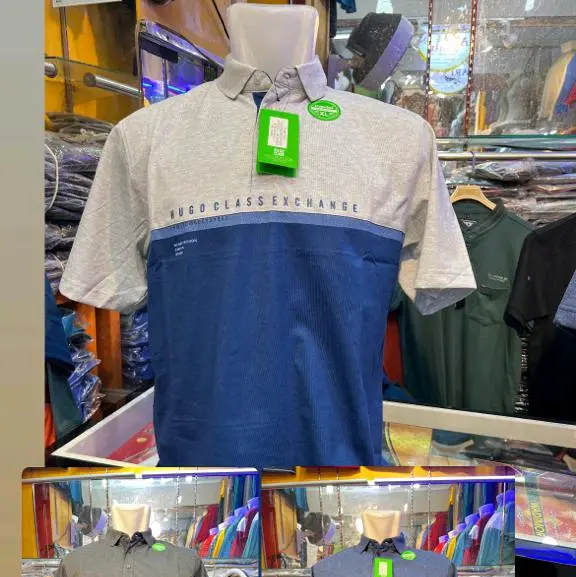 (SIZE XL)KAOS KERAH LENGAN PENDEK PRIA 0