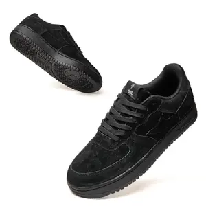 PRAYERKIDS - Sepatu Lokal - OWL X ORA - Allblack Casual Shoes Sneakers Pria Snekers Wanita Hitam Kasual