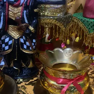 4" 5 Inch Hiolo Tempat Hio Emas Kuningan Hiolo Tempat Bakar Dupa Bentuk Lotus