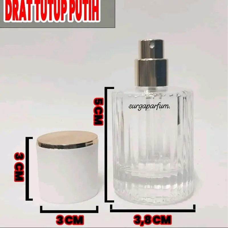 Botol Chloe 30ml drat tutup mix warna 1