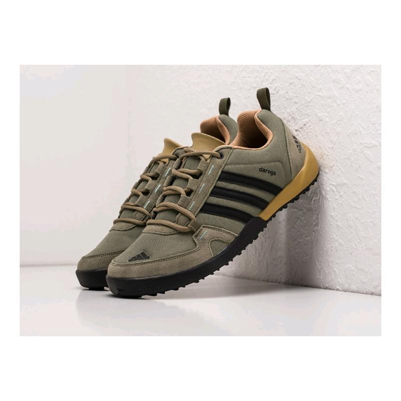 SEPATU RUNNING ADID44445 HIKING  DAROGA TWO 1 LEA UPSTREAM OLIVE GREEN BLACK ORIGINAL 0