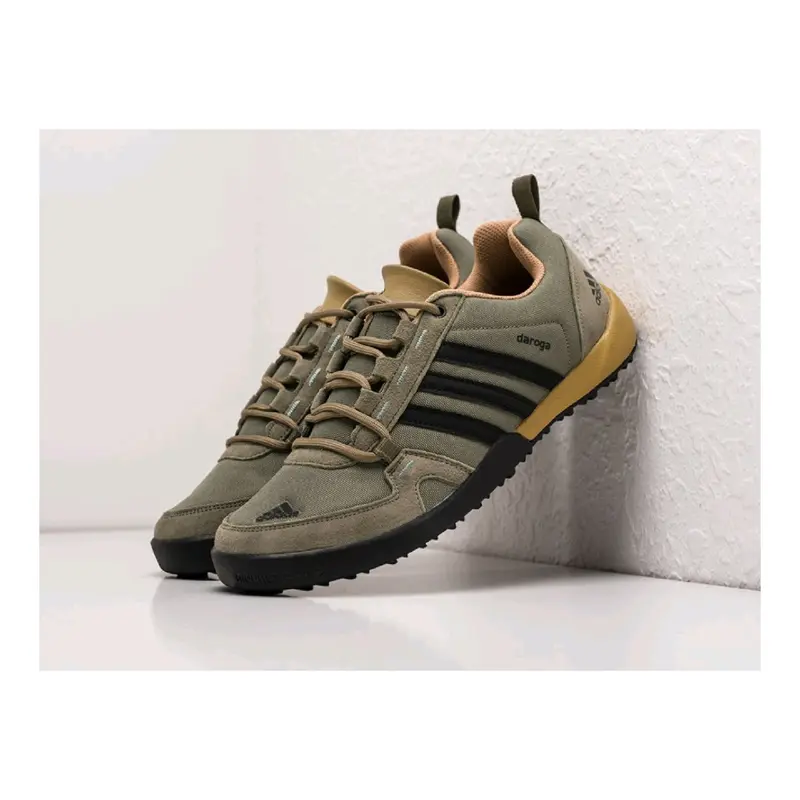 SEPATU RUNNING ADID44445 HIKING  DAROGA TWO 1 LEA UPSTREAM OLIVE GREEN BLACK ORIGINAL 0
