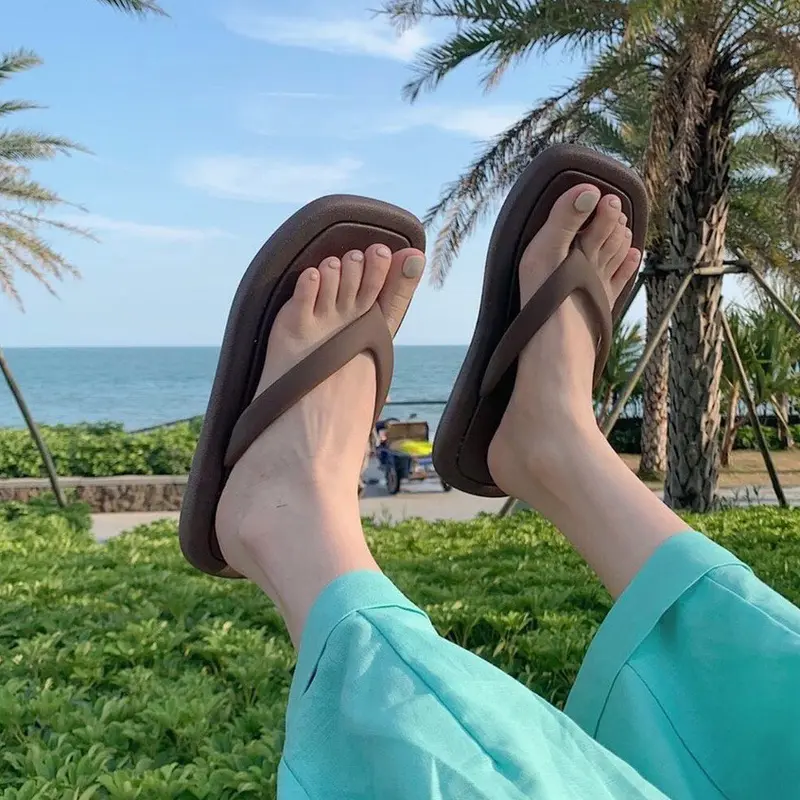 BOS0058 Sandal Jepit Unisex Flip Flop Sendal Jepit Korea Pria Wanita 2
