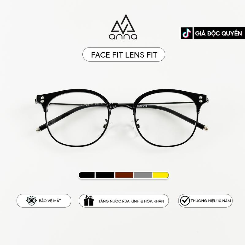 GỌNG KÍNH ANNA 22001 DÁNG BROWNIE UNISEX