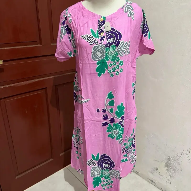 Daster bahan rayon untuk wanita busui dan non busui 1