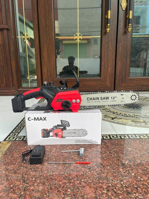 Thân máy cưa xích Pin 21V - CMax lưỡi cưa 30cm chân pin phổ thông