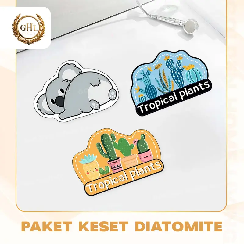 GHL - PAKET 3 PCS Keset Diatomite Anti Selip Menyerap Air 0