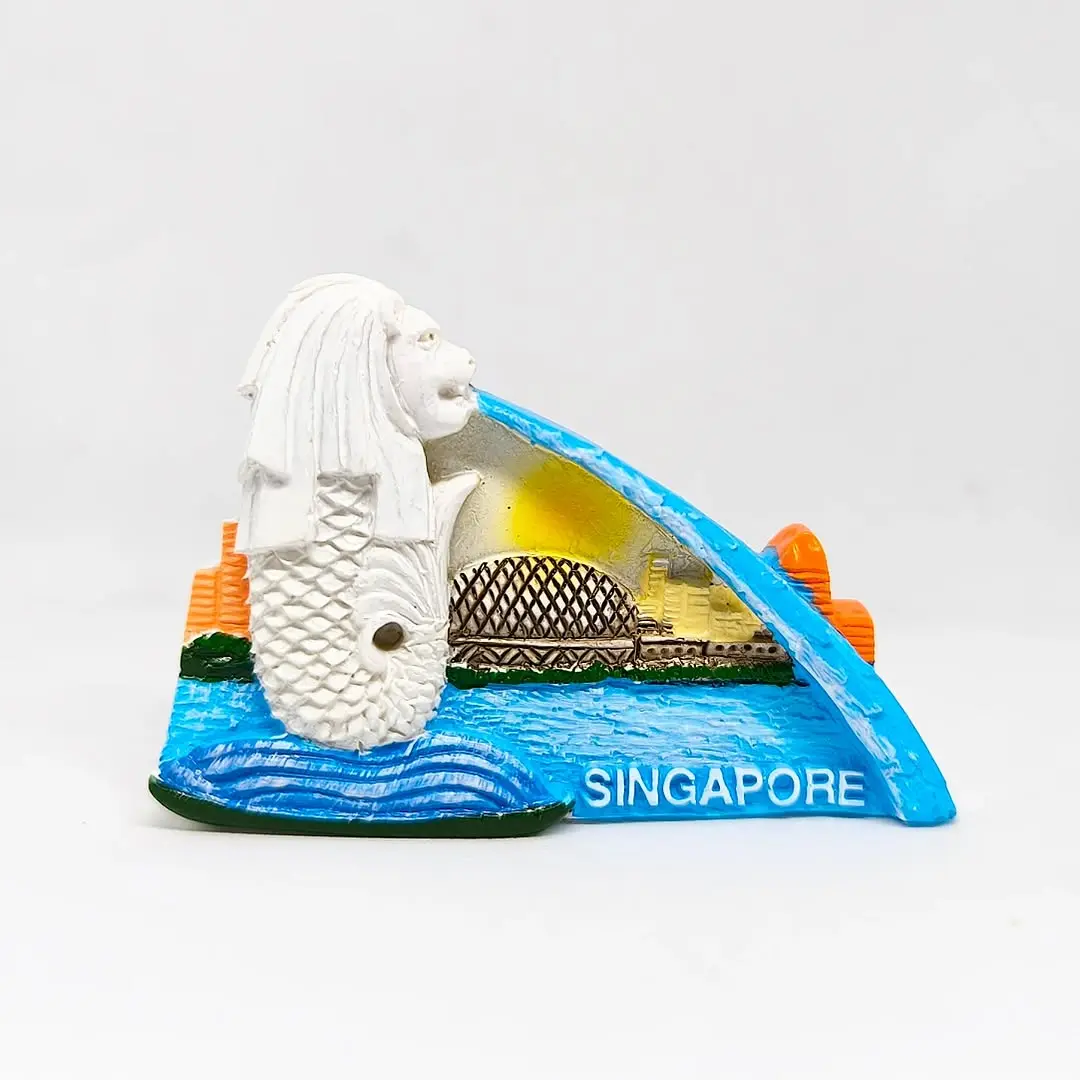 Fridge Tempelan Magnet Kulkas Souvenir Negara Singapore Singapura 11-91