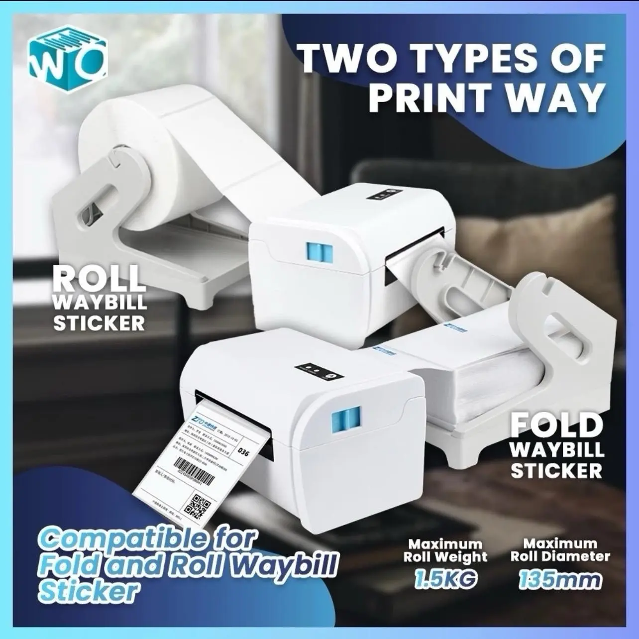 ちゃむページ OFFICOM / VOZY T1 ZJ9200 OC-9200BL Waybill Printer A6 Bluetooth