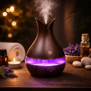MutiaraMall Jakarta - Taffware HUMI Air Humidifier Mini Ultrasonic Aroma Diffuser LED 300ml - YX-188