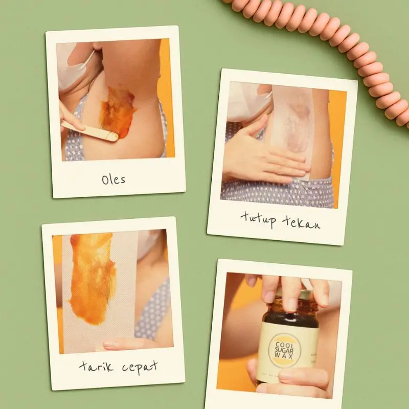 Coolsugar Wax Jar S | Sugar Wax Tanpa Pewarna, Parfum, dan Skincare - Sugar Waxing Kit Hair Removal Ketiak 2