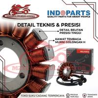 Gambar Spull Spul Stater INDOPARTS Original Stator Comp All Matic Honda Yamaha Beat Vario Scoopy Genio Mio M3 Aerox Nmax - K0J Genio dari FORMULA MOTOR_NEW Kota Bekasi 2 Tokopedia