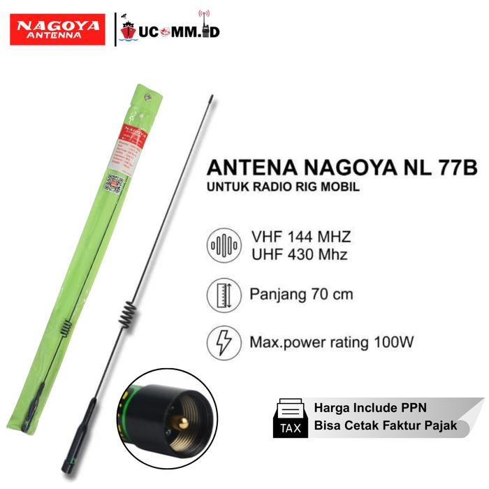 Gambar Antena Nagoya NL 77B NL77B Dual Band Panjang 67 cm dari Ucomm.ID Store Kota Surabaya Tokopedia