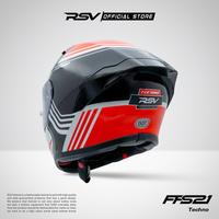 Gambar HELM FULL FACE RSV FFS21 MOTIF TECHNO SINGLE VISOR SERTIFIKASI SNI DOT & ECE R22.05 HELM DEWASA PRIA - SM dari RSV Helmet Official Shop Kota Bandung 5 Tokopedia